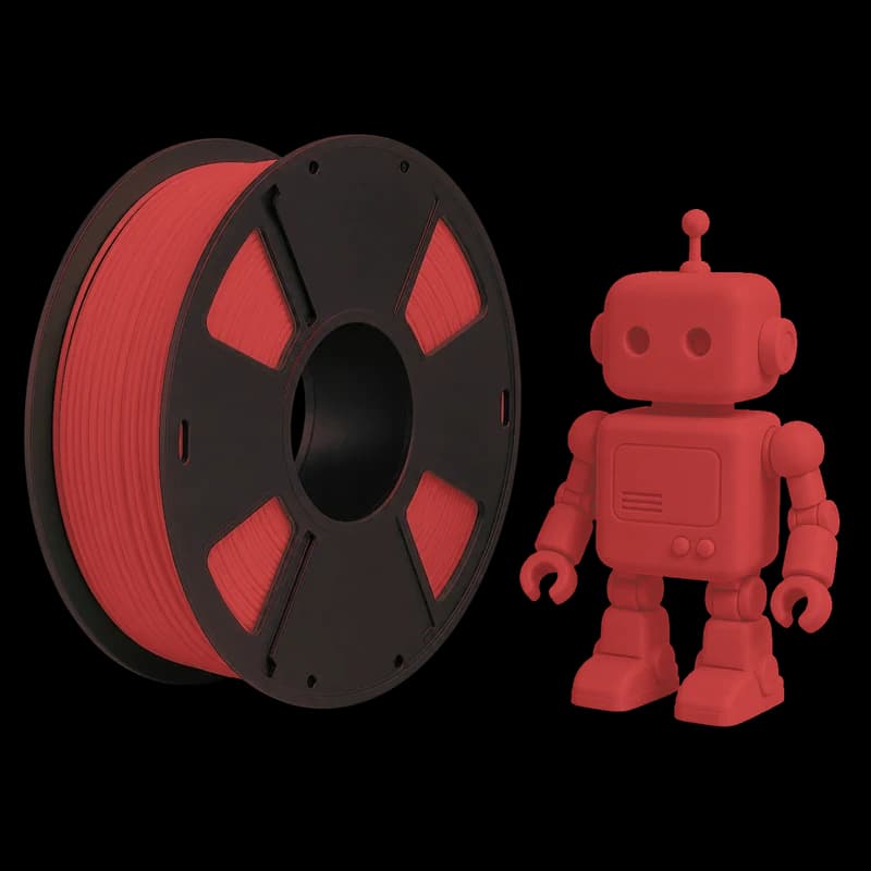 Filamento FlashForge PLA Matte · Vermelho Fosco