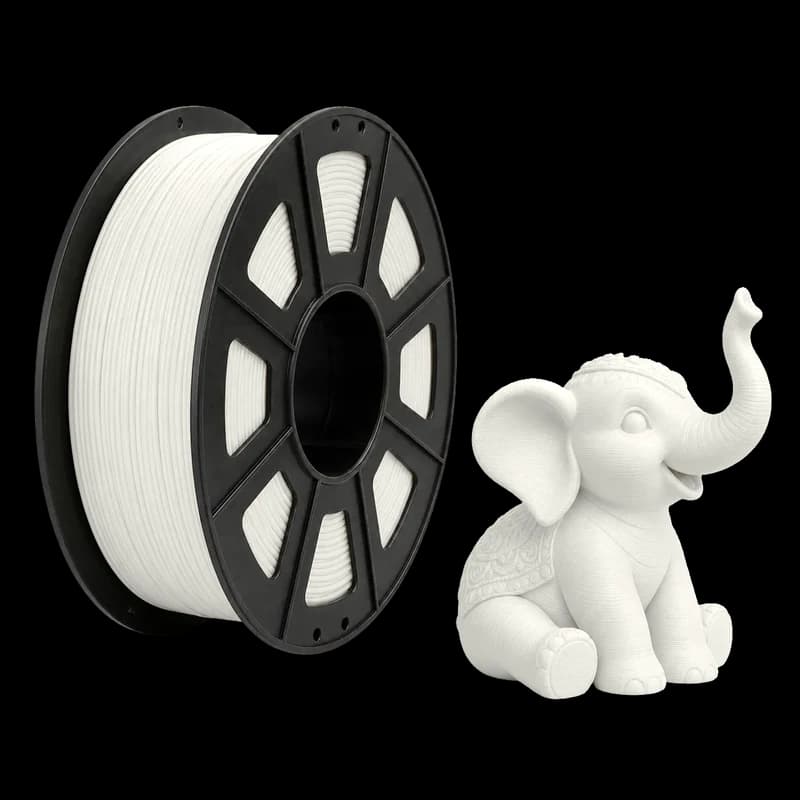 Filamento FlashForge PLA Matte · Branco Fosco
