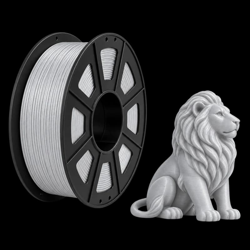 Filamento MasterPrint PETG Prata · 1 kg