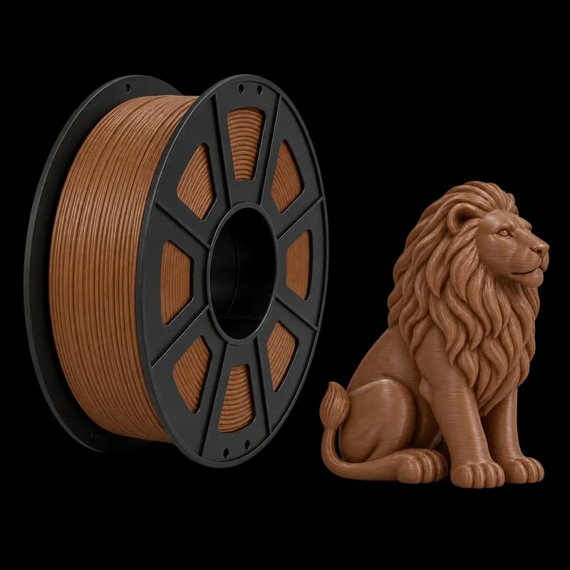 Filamento MasterPrint PETG Marrom · 1 kg
