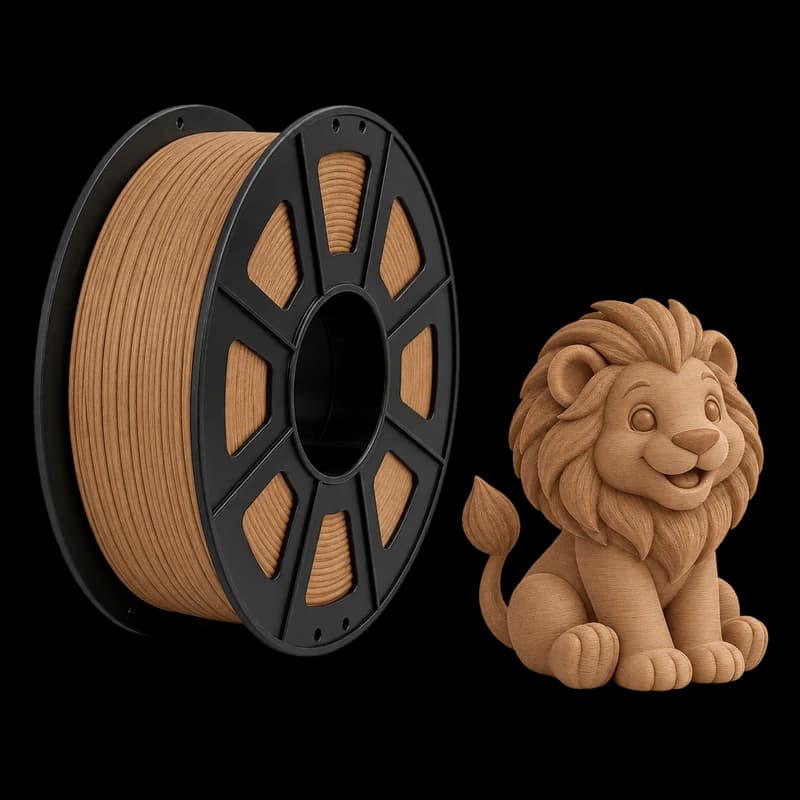 Filamento MasterPrint PLA Madeira · 1 kg