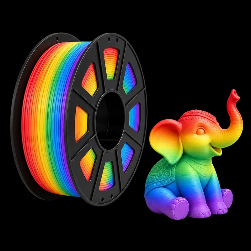 Filamento MasterPrint PLA Rainbow · 1 kg