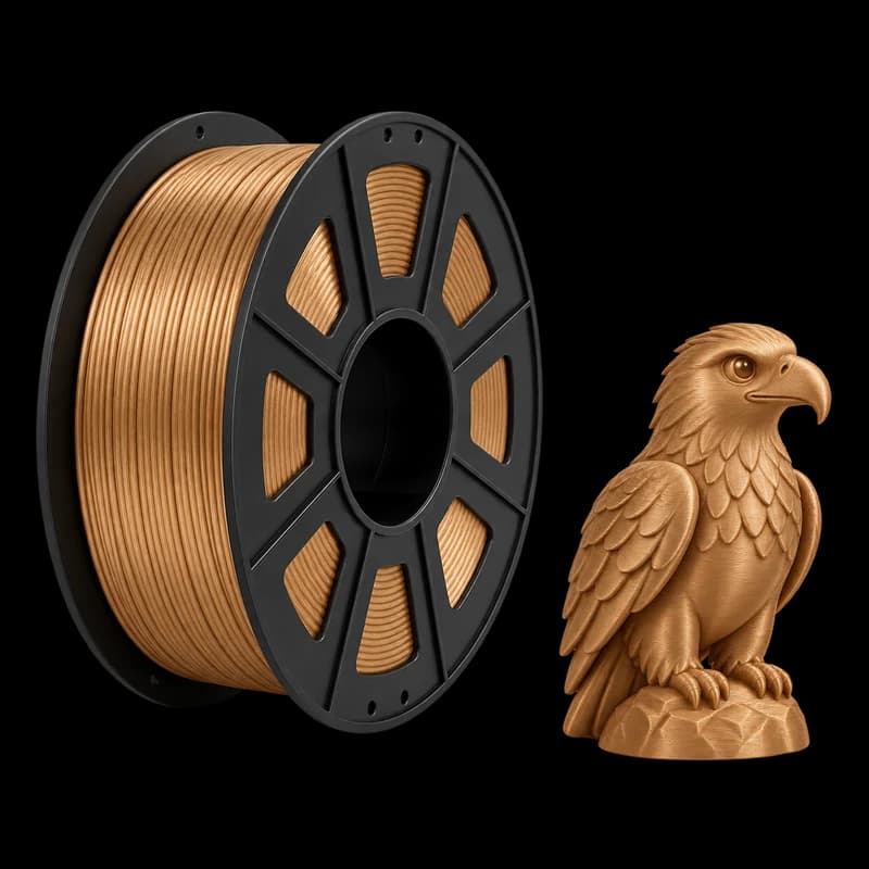 Filamento MasterPrint PLA Silk Bronze · 1 kg
