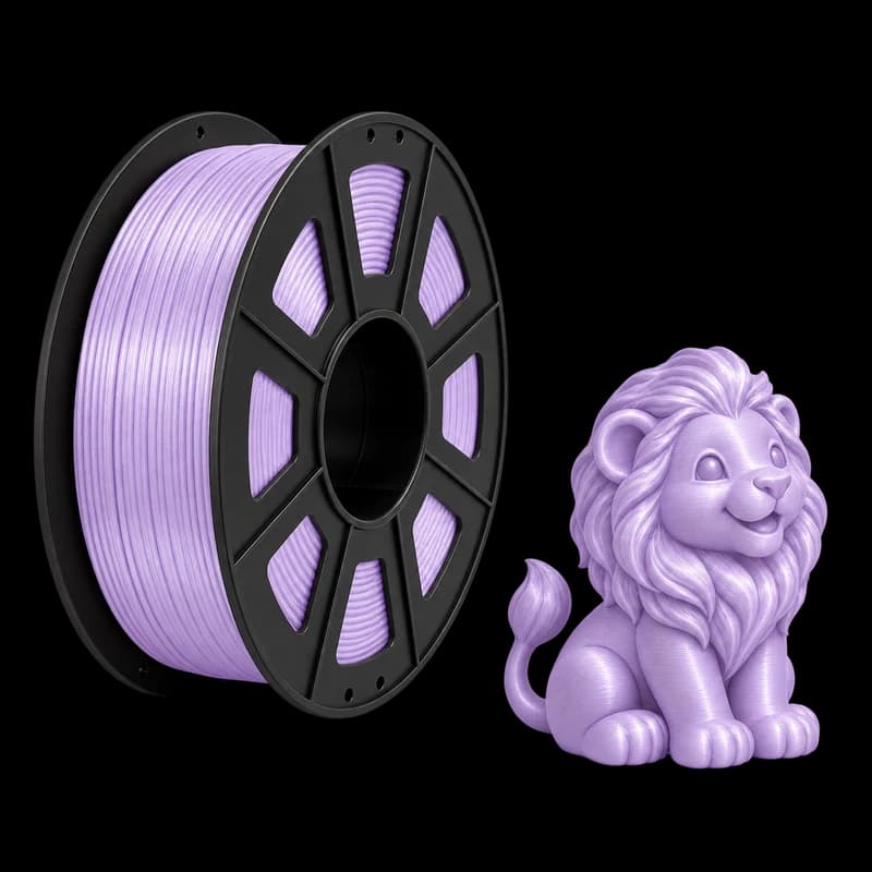 Filamento MasterPrint PLA Silk Lavanda · 1 kg