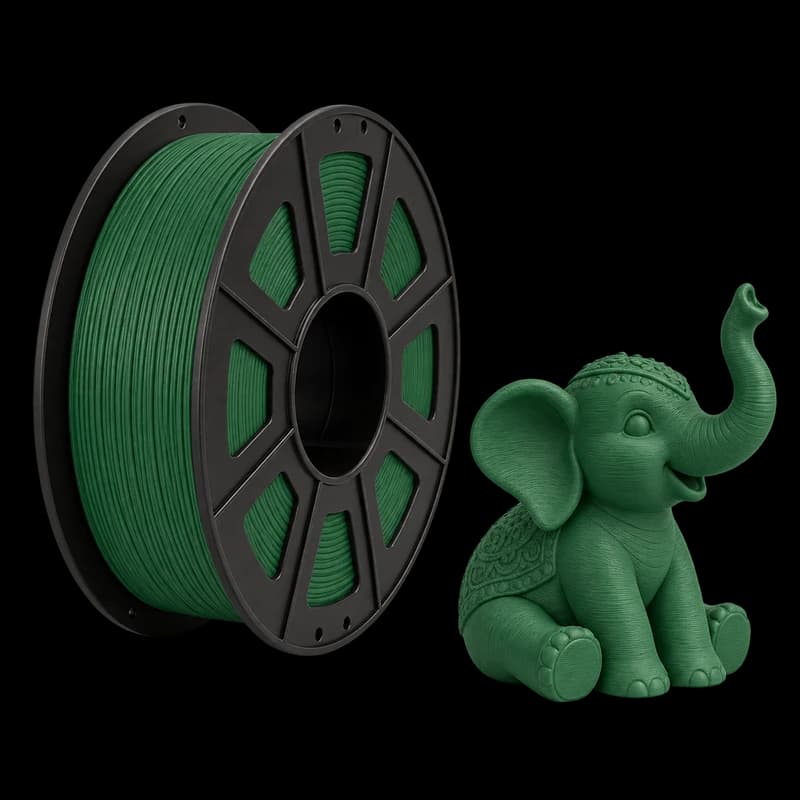 Filamento MasterPrint PLA Verde Escuro · 1 kg