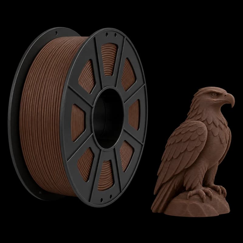 Filamento MasterPrint PLA Marrom Escuro · 1 kg