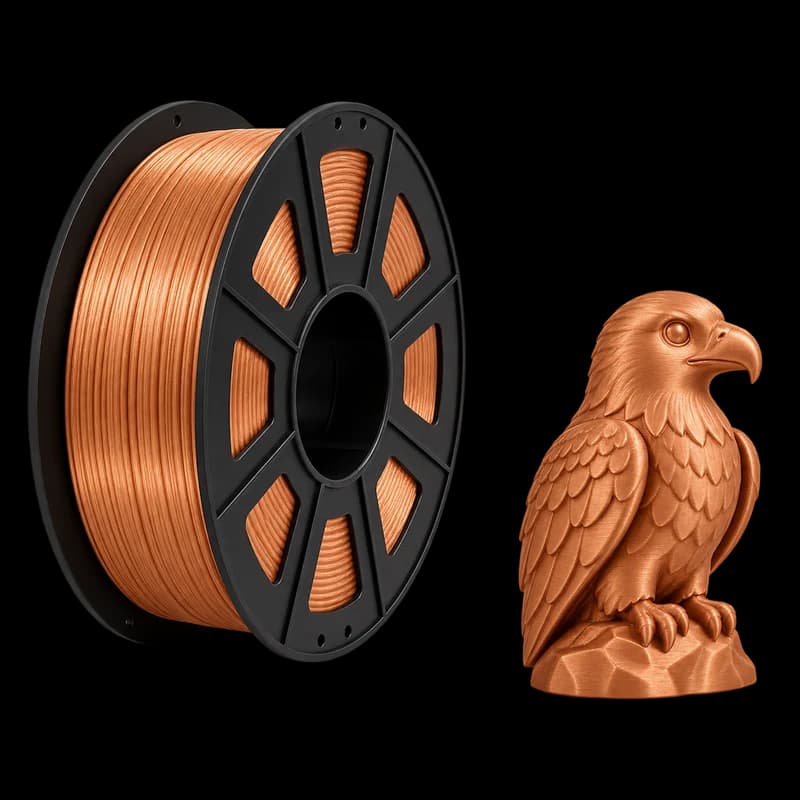 Filamento MasterPrint PLA Silk Cobre · 1 kg