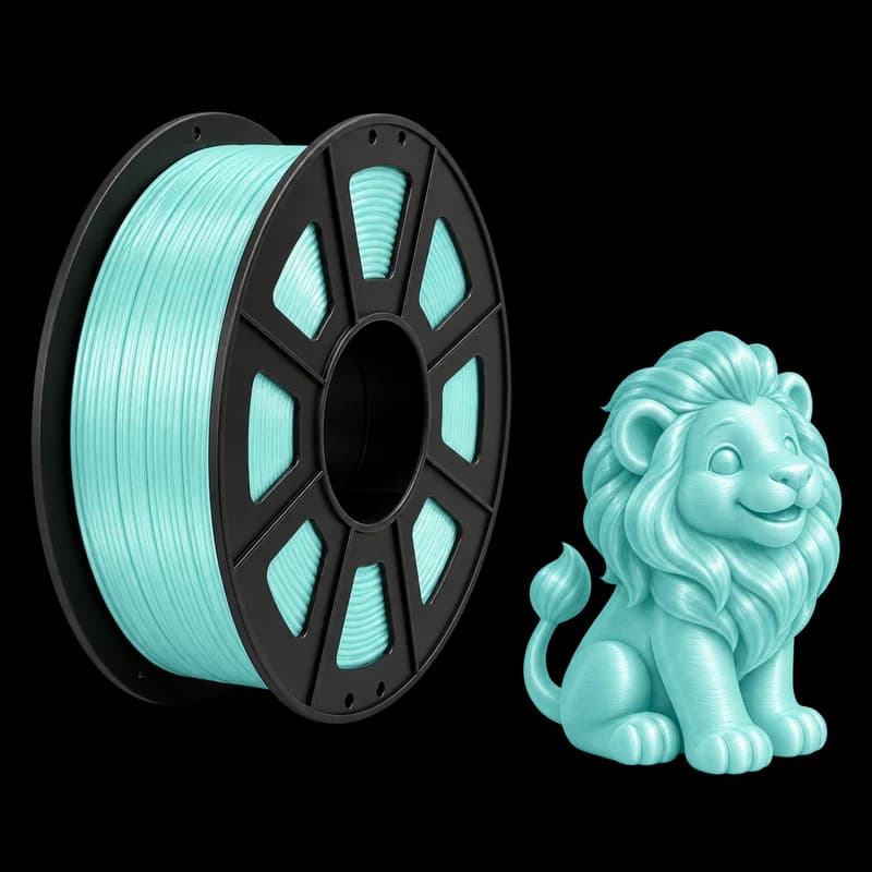 Filamento MasterPrint PLA Silk Azul Tiffany · 1 kg
