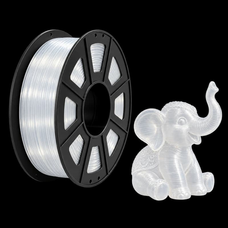 Filamento MasterPrint PLA Transparente · 1 kg